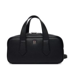 Torebka HUGO. Czarne torebki do ręki damskie Hugo, bez wzorów, klasyczne, bez dodatków. Za 699.99 zł.