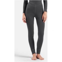 Legginsy termoaktywne damskie Odlo ACTIVE WARM ECO. Szare legginsy sportowe damskie Odlo, bez wzorów, trekkingowe. Za 249.99 zł.
