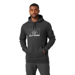 Bluza z kapturem Helly Hansen nord graphic. Brązowe bluzy męskie Helly Hansen, m, bez wzorów, z kapturem. Za 249.99 zł.
