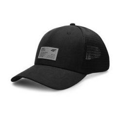 Czapka z daszkiem 4F. Czarne czapki i kapelusze męskie 4f, bez wzorów. Za 49.99 zł.