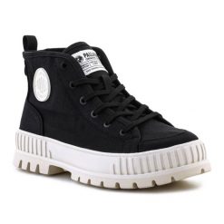Buty Palladium Pallashock Org 2 78568-008-M czarne. Czarne trampki i tenisówki damskie bez wzorów, z materiału, bez zapięcia. Za 654.09 zł.