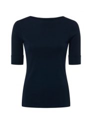 Lauren Ralph Lauren Koszulka Kobiety Bawełna niebieski, XL. Niebieskie t-shirty damskie Lauren Ralph Lauren, uniwersalny, bez wzorów, z bawełny, bez kołnierzyka. Za 329.95 zł.