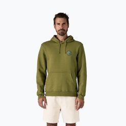 Bluza męska Patagonia Unity Fitz Uprisal Hoody. Zielone bluzy męskie Patagonia, m, bez wzorów, bez kaptura. Za 299.99 zł.