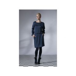 SUKIENKA RUMBA. Niebieskie sukienki damskie Unicorno, z jedwabiu. Za 229.00 zł.