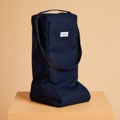 Torba jeździecka na buty Fouganza. Niebieskie torby i plecaki dziecięce FOUGANZA, z materiału, małe. Za 89.99 zł.