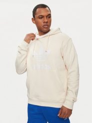 Adidas Bluza adicolor Classics Trefoil IM9408 Écru Regular Fit. Bluzy męskie Adidas, m, bez wzorów, z bawełny, bez kaptura. Za 169.99 zł.
