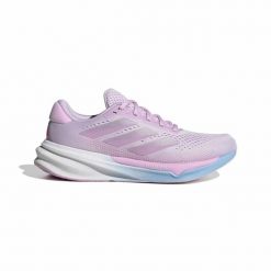 Damskie buty do biegania adidas Supernova Stride 2.0. Fioletowe obuwie sportowe damskie Adidas, bez wzorów, do biegania. Za 465.50 zł.