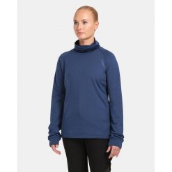 Damska elastyczna warstwa środkowa Kilpi ROLO-W. Niebieskie bluzy sportowe damskie Kilpi, s, bez wzorów, bez kaptura, narciarskie. Za 153.53 zł.