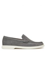 BOSS Mokasyny Sienne 50543083 Szary. Szare mokasyny męskie Boss, ze skóry. Za 469.99 zł.