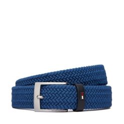 Pasek Tommy Hilfiger. Niebieskie paski damskie Tommy Hilfiger, bez wzorów. Za 209.99 zł.