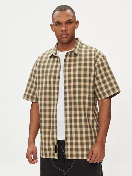 Vans Koszula Hadley Ss Woven VN000G76 Écru Regular Fit. Koszule męskie Vans, m, bez wzorów, z bawełny, bez kołnierzyka, bez ramiączek. Za 209.99 zł.