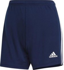 Spodenki damskie adidas Squadra 21 Shorts granatowe GN5779 L. Szorty sportowe damskie Adidas, l, bez wzorów, sportowe. Za 122.54 zł.