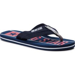 Japonki BIG STAR - DD174658 Navy. Niebieskie klapki męskie Big Star, z materiału, bez zapięcia. W wyprzedaży za 49.00 zł.