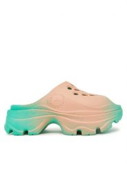Adidas by Stella McCartney Klapki Clogs JH8952 Zielony. Zielone obuwie sportowe damskie adidas by Stella McCartney, bez wzorów, z tworzywa sztucznego. Za 399.99 zł.