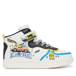 Sneakersy Primigi. Białe trampki i tenisówki chłopięce Primigi, bez wzorów, bez zapięcia. Za 239.99 zł.