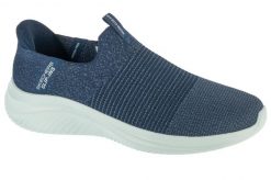 Buty sportowe Sneakersy damskie, Slip-Ins: Ultra Flex 3.0 - Nezzo. Niebieskie obuwie sportowe damskie Skechers, bez wzorów, z materiału, trekkingowe. Za 299.90 zł.