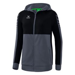 Kurtka treningowa z kapturem dla kobiet Erima Six Wings. Białe bluzy sportowe damskie Erima, l, bez wzorów, z materiału, z kapturem. Za 241.50 zł.
