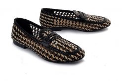 Gioseppo WABASHA 79108 Czarny, baleriny damskie. Czarne półbuty damskie Gioseppo, na lato, bez wzorów, ze skóry, bez obcasa, bez zapięcia. Za 454.90 zł.