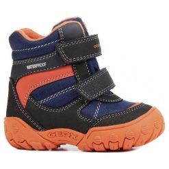 Geox Buty Zimowe Za Kostkę Chłopięce Gulp 24 Niebiesko-Pomarańczowe. Buty zimowe chłopięce marki Geox. Za 309.00 zł.