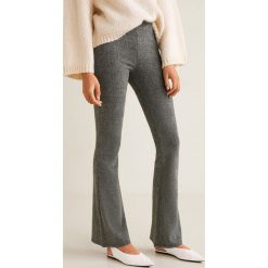 Mango - Legginsy Flare. Szare legginsy damskie Mango, z elastanu. Za 99.90 zł.