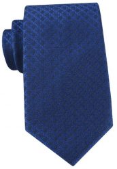 Męski Krawat - Ciemny Chaber - Angelo di Monti. Niebieskie krawaty i muchy Angelo di Monti, bez wzorów, z tkaniny, eleganckie. Za 49.99 zł.