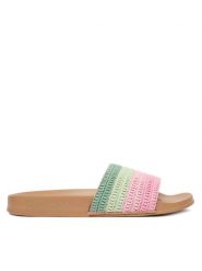 Roxy Klapki ARJL101232-OBQ Różowy. Czerwone klapki damskie Roxy, bez wzorów, z materiału, bez obcasa. Za 159.99 zł.