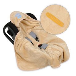 Kocyk z mikrofazy z kapturkiem KOALA 95x95. Kocyki dla dzieci Multitex, z materiału. Za 118.47 zł.