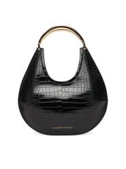 Elisabetta Franchi Torebka BS-28A 56E2-V520 Czarny. Czarne torebki do ręki damskie Elisabetta Franchi, bez wzorów, ze skóry, bez dodatków. Za 2,259.00 zł.