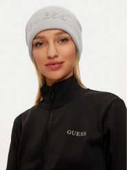 Guess Czapka AW5179 POL01 Szary. Szare czapki i kapelusze damskie Guess, na zimę, z aplikacjami, z materiału. Za 149.99 zł.