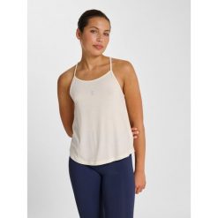 Damski tank top Hummel Yoga Soft. Białe obuwie sportowe damskie Hummel, bez wzorów, na fitness i siłownię. Za 153.50 zł.