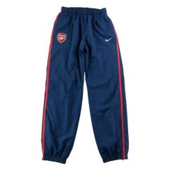 Second life - Spodnie dresowe męskie Premier League Arsenal - Jak nowy. Niebieskie spodnie sportowe męskie Nike, m, bez wzorów, z dresówki, do biegania. Za 170.36 zł.