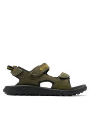 Columbia Sandały KONOS™ HIKER 3-STRAP 2121571 Zielony. Zielone sandały męskie Columbia, z materiału, bez zapięcia. Za 329.99 zł.