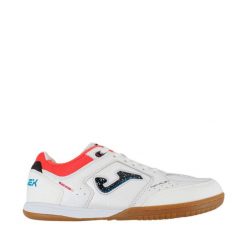Buty męskie piłkarskie Joma Top Flex Foot Shape 2502 Indoor FOTOPW2502IN. Białe buty sportowe męskie Joma, ze skóry, bez zapięcia, na fitness i siłownię. Za 278.99 zł.