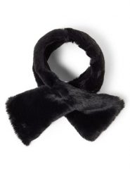 Marie Lund szal ze sztucznego futra Kobiety czarny, ONE SIZE. Czarne szaliki i chusty damskie Marie Lund, bez wzorów, eleganckie. Za 149.95 zł.