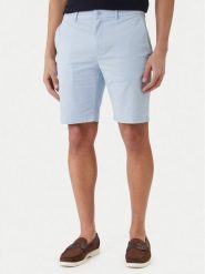 Tommy Hilfiger Szorty materiałowe Deton 9.5 MW0MW42351 Błękitny Slim Fit. Niebieskie szorty męskie Tommy Hilfiger, m, bez wzorów, z bawełny. Za 369.99 zł.