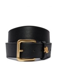 Lauren Ralph Lauren Pasek Damski 412942212001 Czarny. Czarne paski damskie Lauren Ralph Lauren, bez wzorów, ze skóry. Za 359.99 zł.
