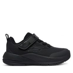 Sneakersy Skechers. Czarne trampki i tenisówki chłopięce Skechers, bez wzorów, bez zapięcia. Za 129.99 zł.