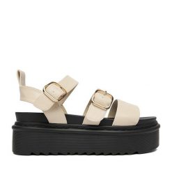 Sandały DeeZee. Białe sandały dziewczęce DeeZee, bez zapięcia. Za 89.99 zł.