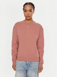 Calvin Klein Bluza Nano Logo K20K208329 Różowy Regular Fit. Czerwone bluzy damskie Calvin Klein, xxs, bez wzorów, z syntetyku, bez kaptura. Za 249.99 zł.