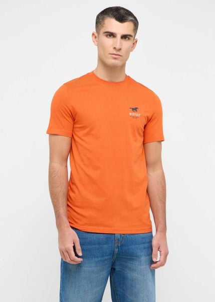 Męski T-Shirt Mustang Style Austin Koi 1016494 7166. T-shirty męskie Mustang, m, bez wzorów, bez kołnierzyka. W wyprzedaży za 29.99 zł.