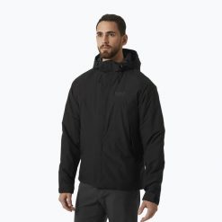Kurtka zimowa męska Helly Hansen Banff Insulated. Czarne kurtki męskie Helly Hansen, na zimę, m, bez wzorów, wakacyjne, bez kaptura. Za 529.99 zł.