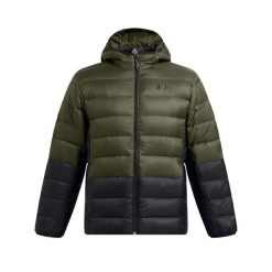 Kurtka puchowa Under Armour Legend. Czarne kurtki męskie Under Armour, na zimę, m, bez wzorów, z dzianiny, z kapturem. Za 743.70 zł.