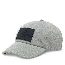 Czapka z daszkiem Weekend Max Mara. Szare czapki i kapelusze damskie Weekend Max Mara, bez wzorów. Za 329.99 zł.