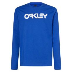 Koszulka z długim rękawem Oakley Mark II. Niebieskie bluzki z długim rękawem męskie Oakley, m, bez wzorów, bez kołnierzyka. Za 219.50 zł.