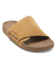 Sandały wsuwane dla Mężczyzn RIVI Beżowy. Brązowe sandały męskie Quiksilver, z gumy, bez zapięcia. Za 259.99 zł.