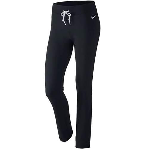 Spodnie treningowe damskie Nike Jersey Pant OH. Czarne obuwie sportowe damskie Nike, bez wzorów, z jersey, na fitness i siłownię. Za 279.00 zł.