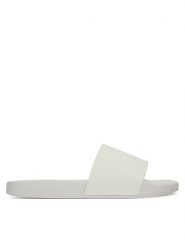 Calvin Klein Jeans Klapki Slide Monogram Tpu YW0YW01715 Biały. Białe klapki damskie Calvin Klein Jeans, bez wzorów, z jeansu, bez obcasa. Za 199.99 zł.