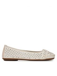 Rieker Baleriny CEO-41430-60 Beżowy. Brązowe baleriny damskie Rieker, bez wzorów, ze skóry, bez obcasa. Za 279.99 zł.