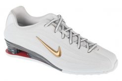 Buty sportowe Sneakersy damskie, Shox Z. Białe obuwie sportowe damskie Nike, bez wzorów, z materiału, trekkingowe. Za 459.99 zł.