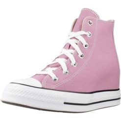 Buty CONVERSE CHUCK TAYLOR ALL STAR CLASSIC WEDGE PLATFORM Rose. Czerwone trekkingi damskie Converse, trekkingowe. Za 405.91 zł.